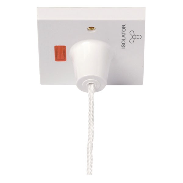 Click 3 Pole Fan Isolator Switch 10A White