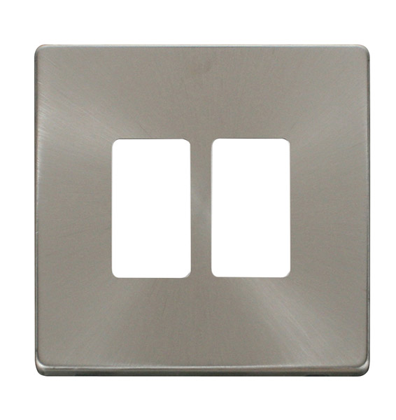 Click SCP20402BS Definity Frontplate 2G