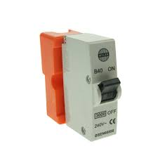 Wylex B40 MCB SP 40A Orange