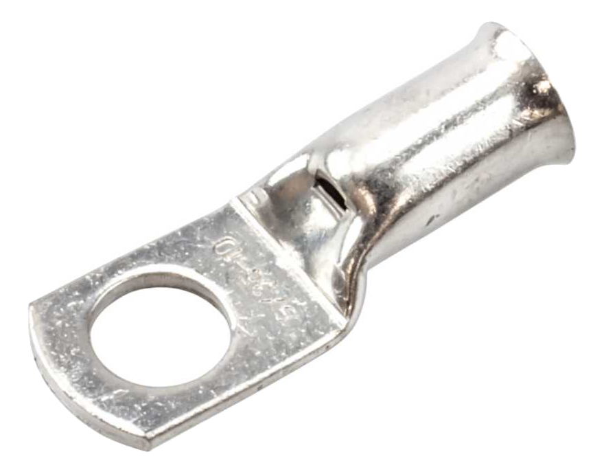 Termtech Copper Terminal Lug 35mm Tube 10mm Ring 