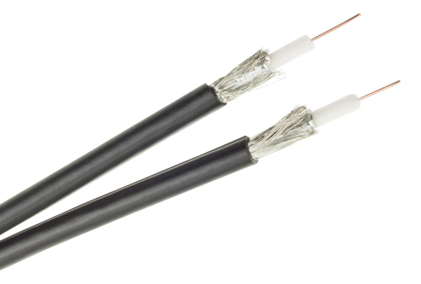 Coax Cable RG6 Blk Dual 