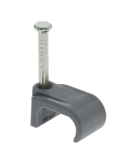 TC9x18 Flat Cable Clip Grey