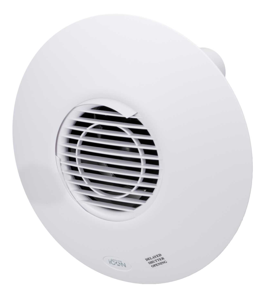 Airflow 72591701 iCON 60 Fan 75W Whi 