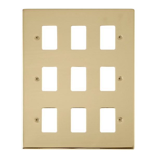 Click VPBR20509 Deco Frontplate 9G PB