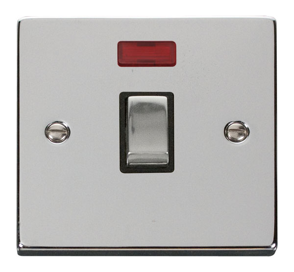 Click VPCH723BK Ingot Switch+Neon DP 20A