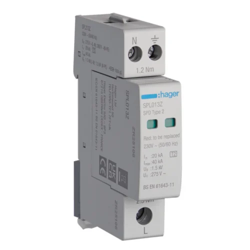 Hager Surge Protection Device Type 2 SPD