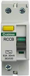 Crab 363/030 RCCB Incomer DP 63A 30mA