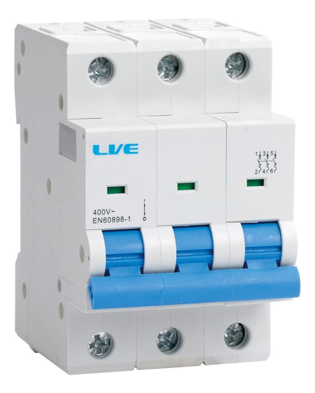 Liveelec MCB TP C Curve 16A 10kA