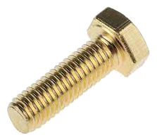 Hex Setscrew Brass M8x25mm