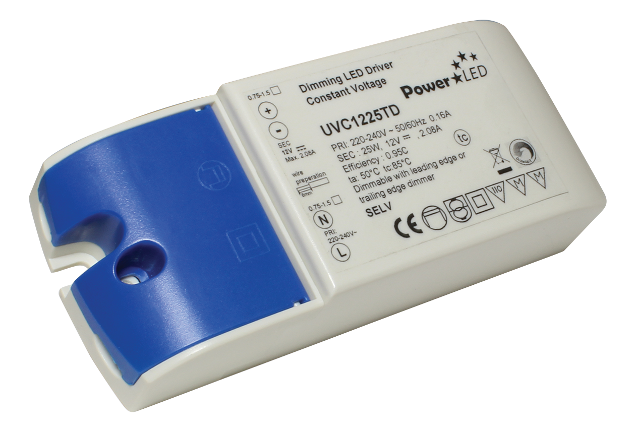 Powerled LED Constant Voltage Dimmable Driver 12Volt 25Watt IP20