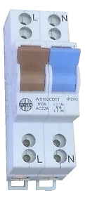 Wylex WS102CDTT Isolator 2Pole 2Mod 100A