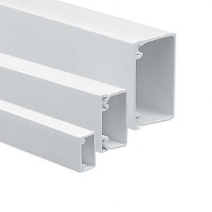 MT Maxi Trunking Flat Bend 90D 75x75mm White